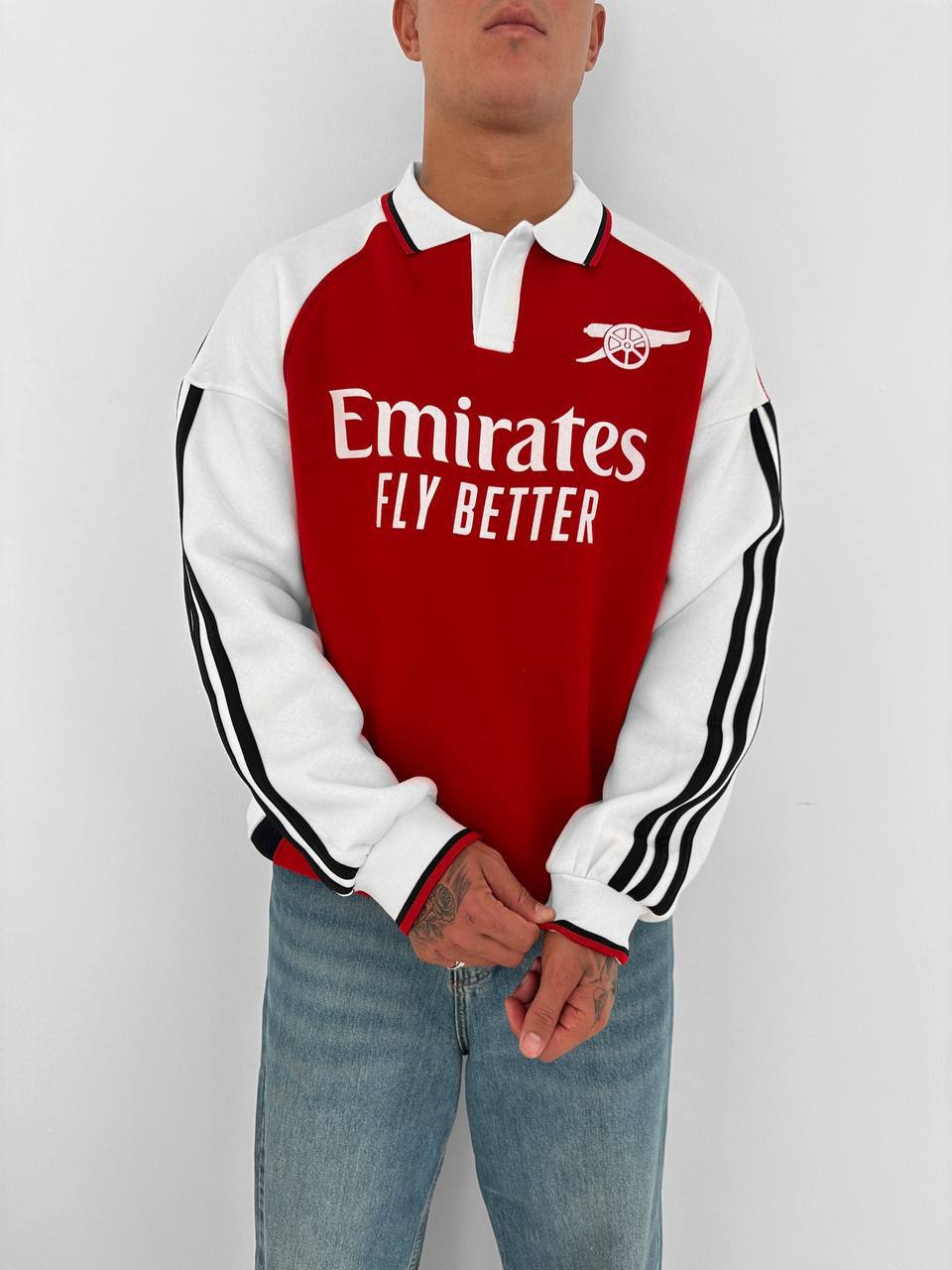 Emirates Polo Yaka Sweatshirt