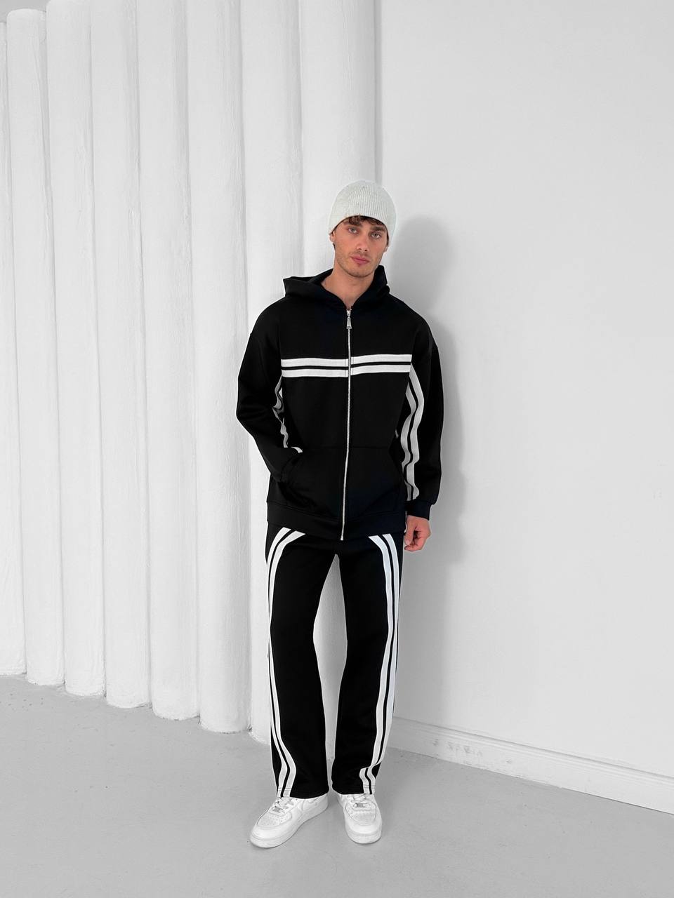 Şeritli Eşofman Takımı