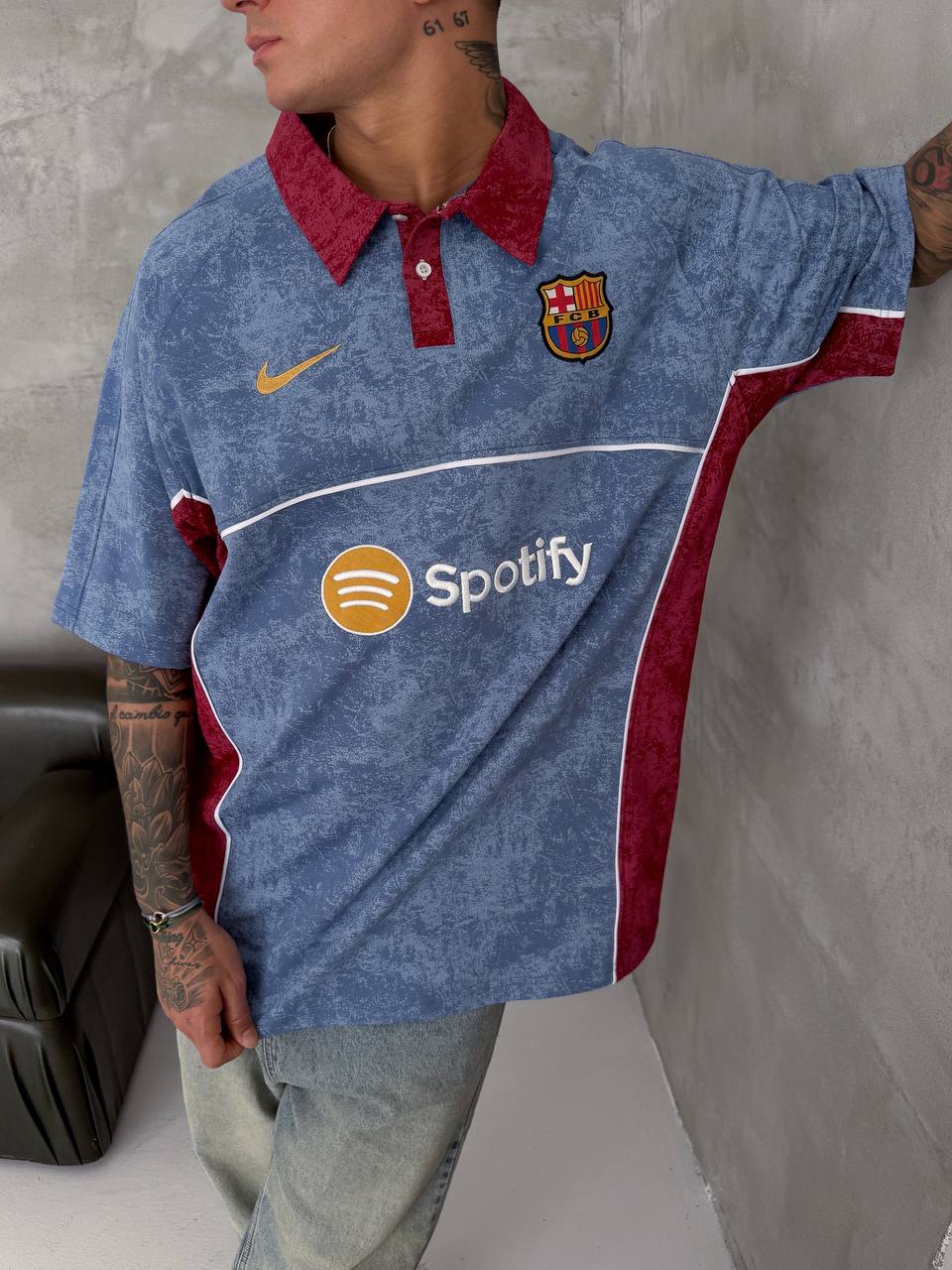 FC Barcelona Polo Yaka Tişört