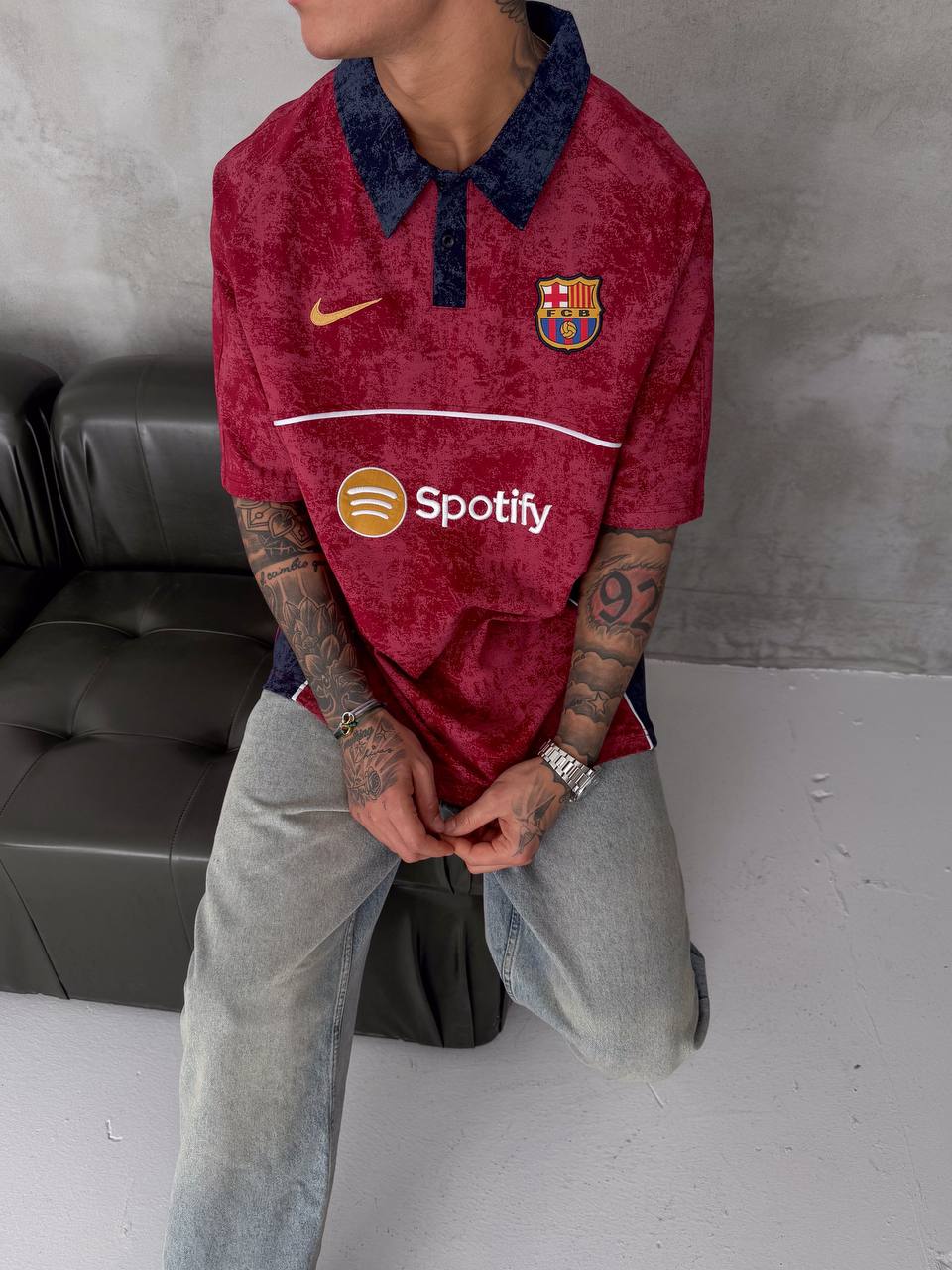 FC Barcelona Polo Yaka Tişört