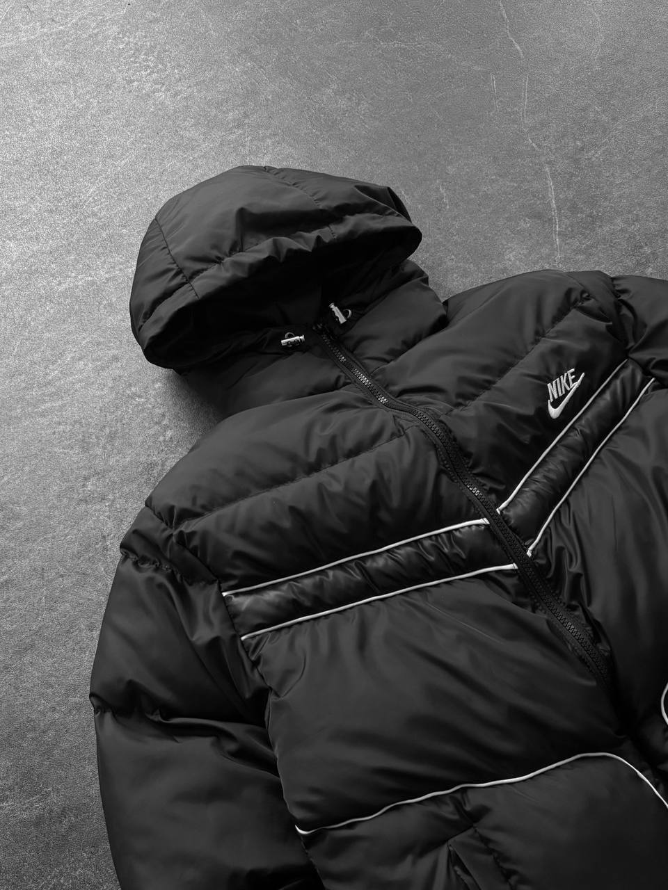 Biyeli Oversize Şişme Mont