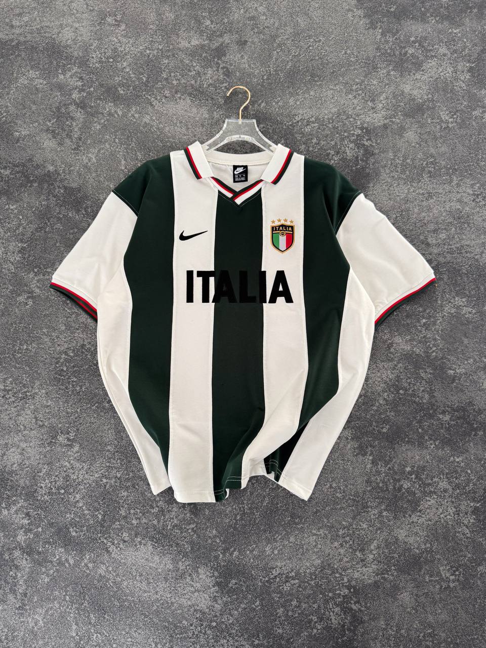 Italia Polo Yaka Oversize Tişört