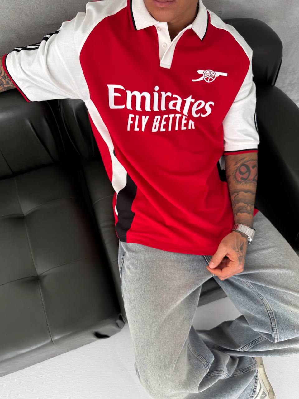 Emirates Polo Yaka Sweatshirt