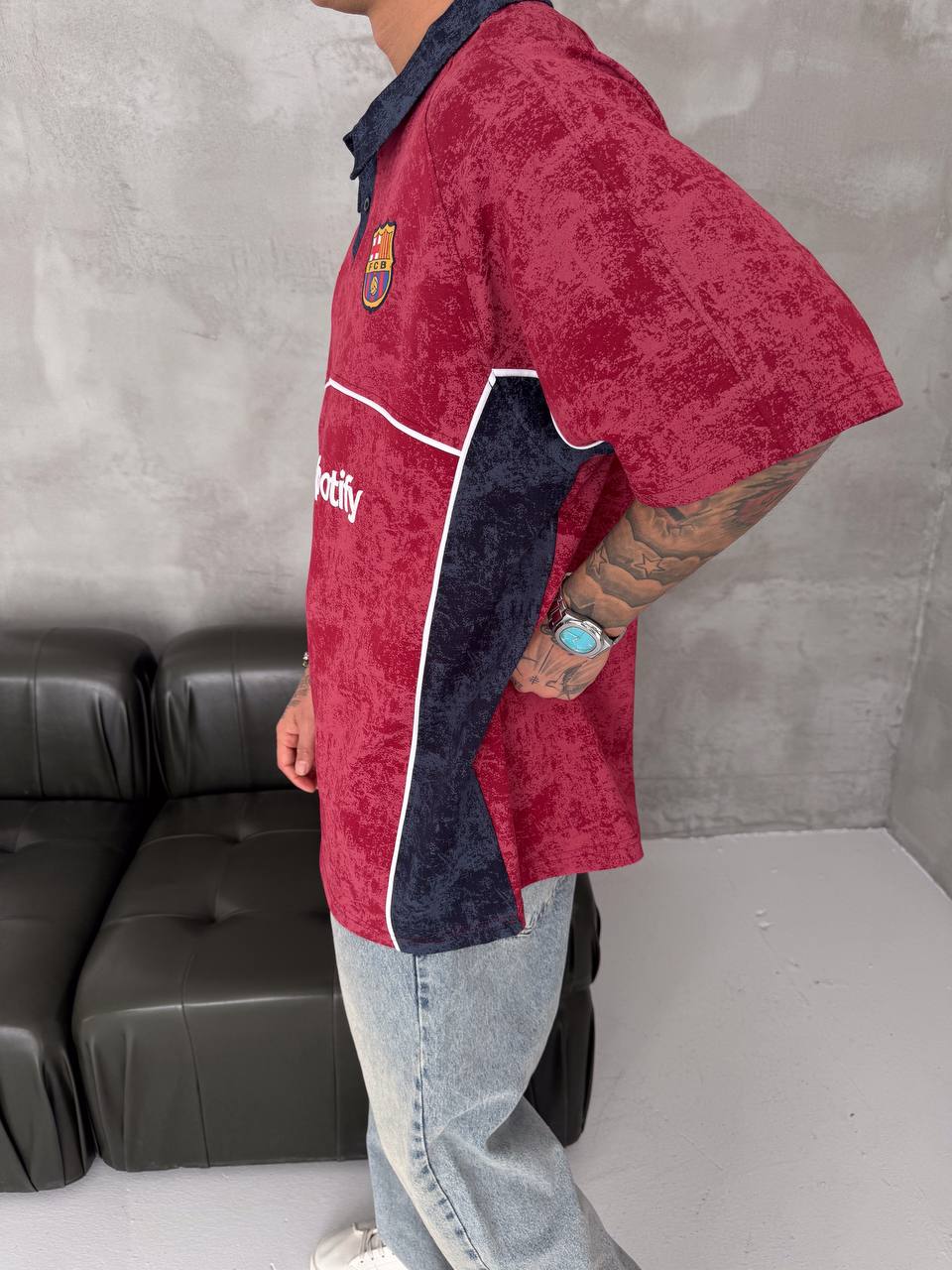 FC Barcelona Polo Yaka Tişört